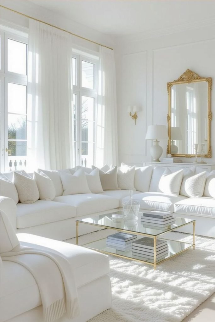 Shimmering White Surfaces