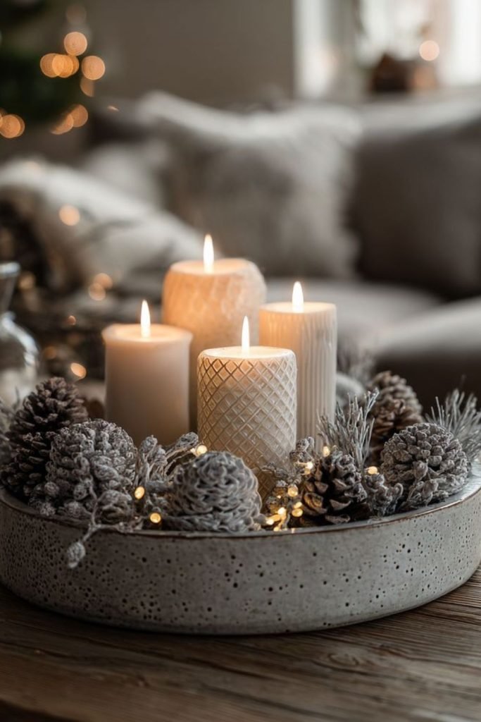 Silver Twig Centerpiece