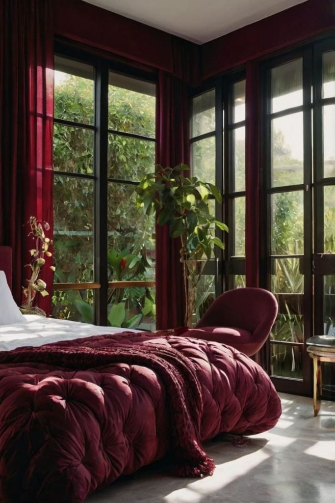 Soft Burgundy Parlor