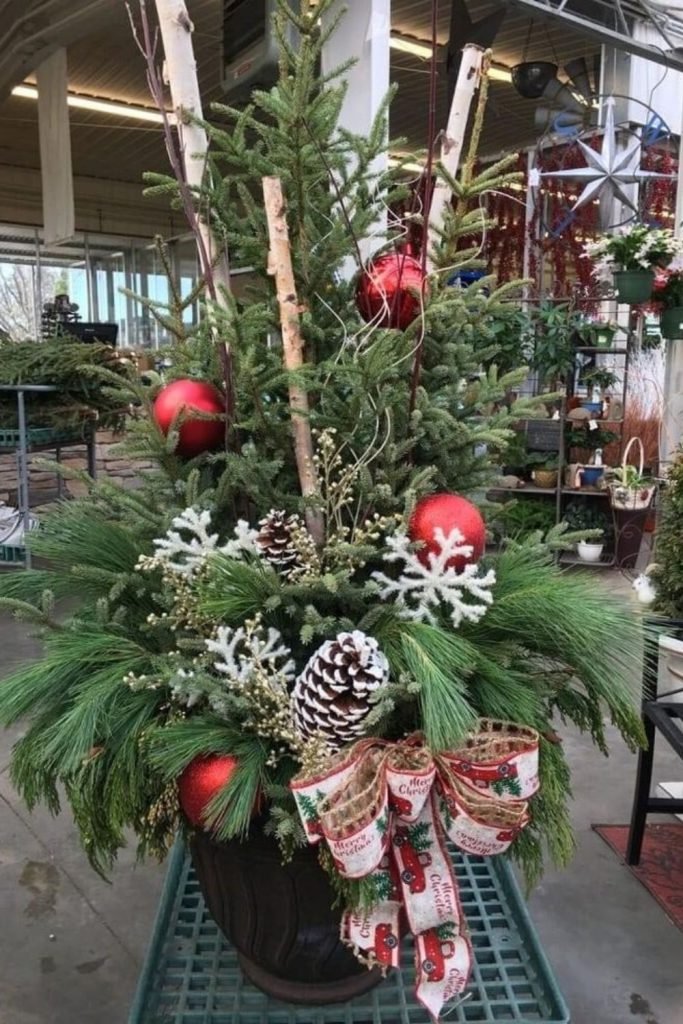 Stacked Pinecone Planter
