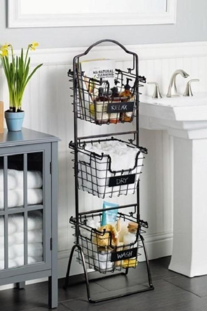 Stacked Wicker Baskets