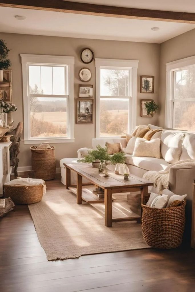 Sunlit Farmhouse Seating