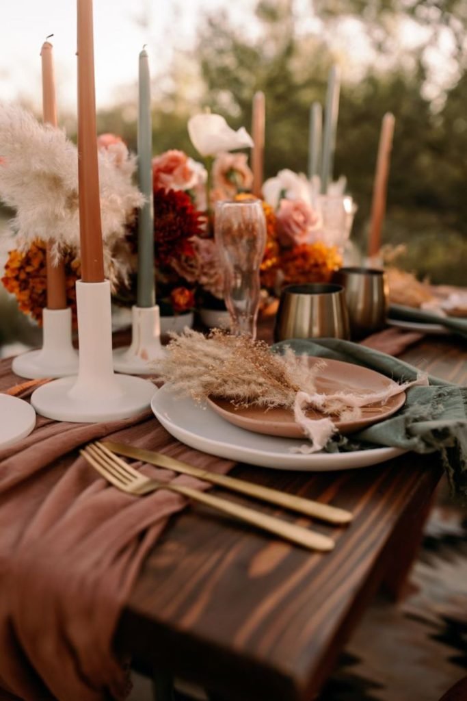 Terracotta Table Setting