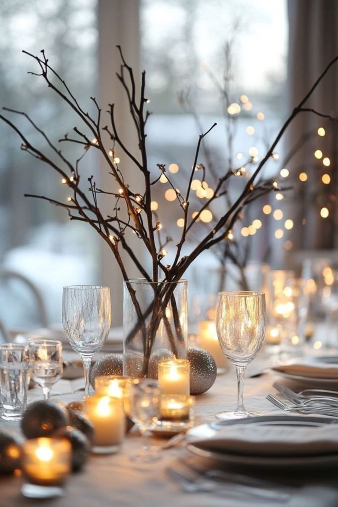 Twig Crystal Centerpiece