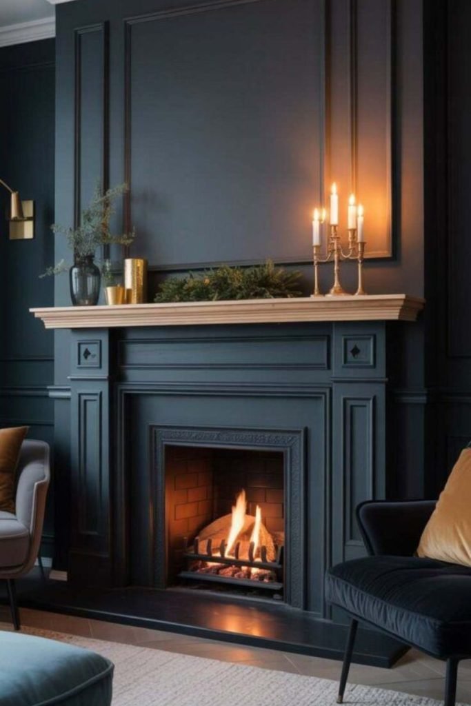Velvet Fireplace Furniture