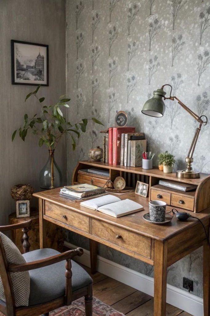 Vintage Oak Office