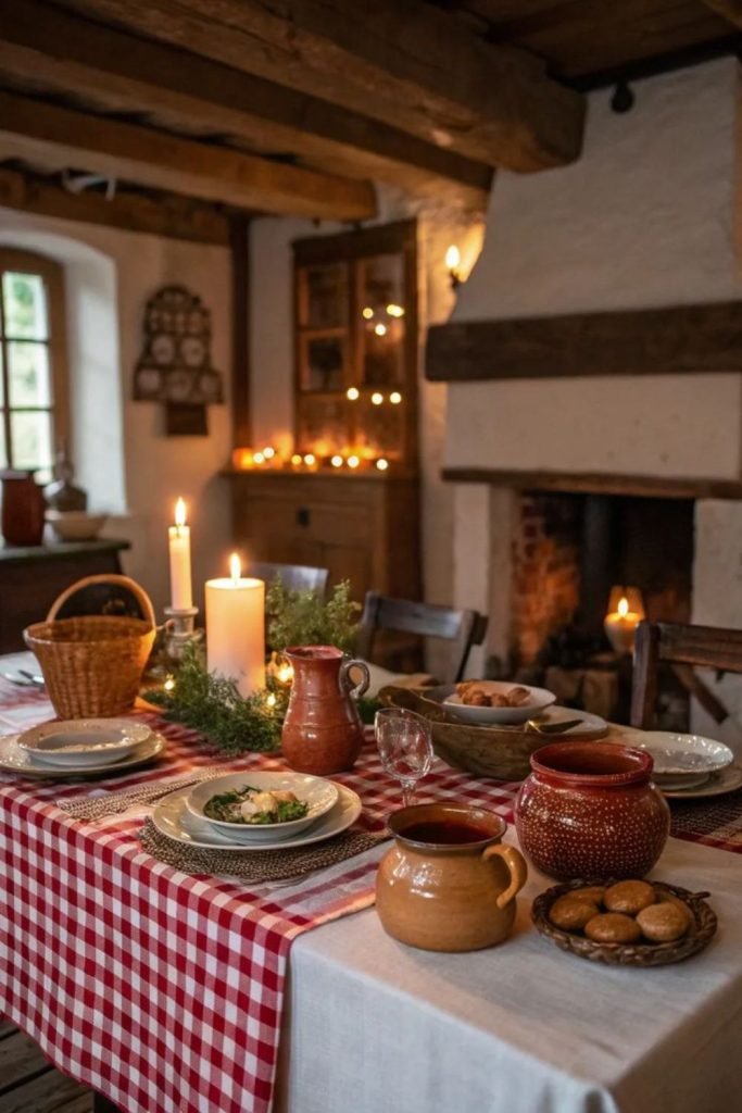 Vintage Quilt Tablescape