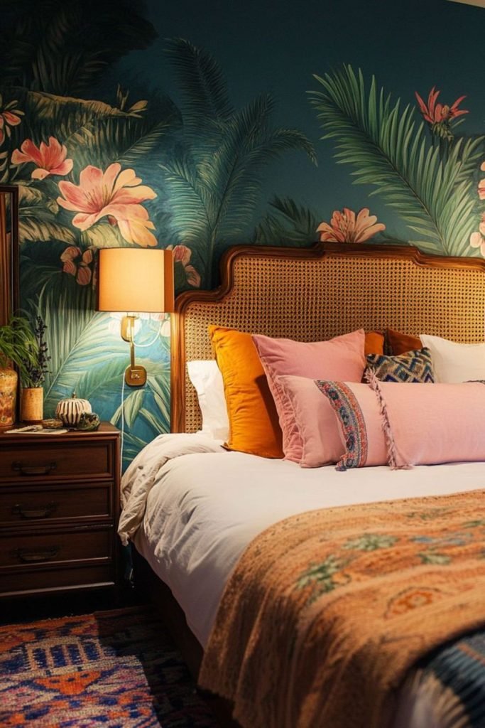 Walnut Platform Bedroom