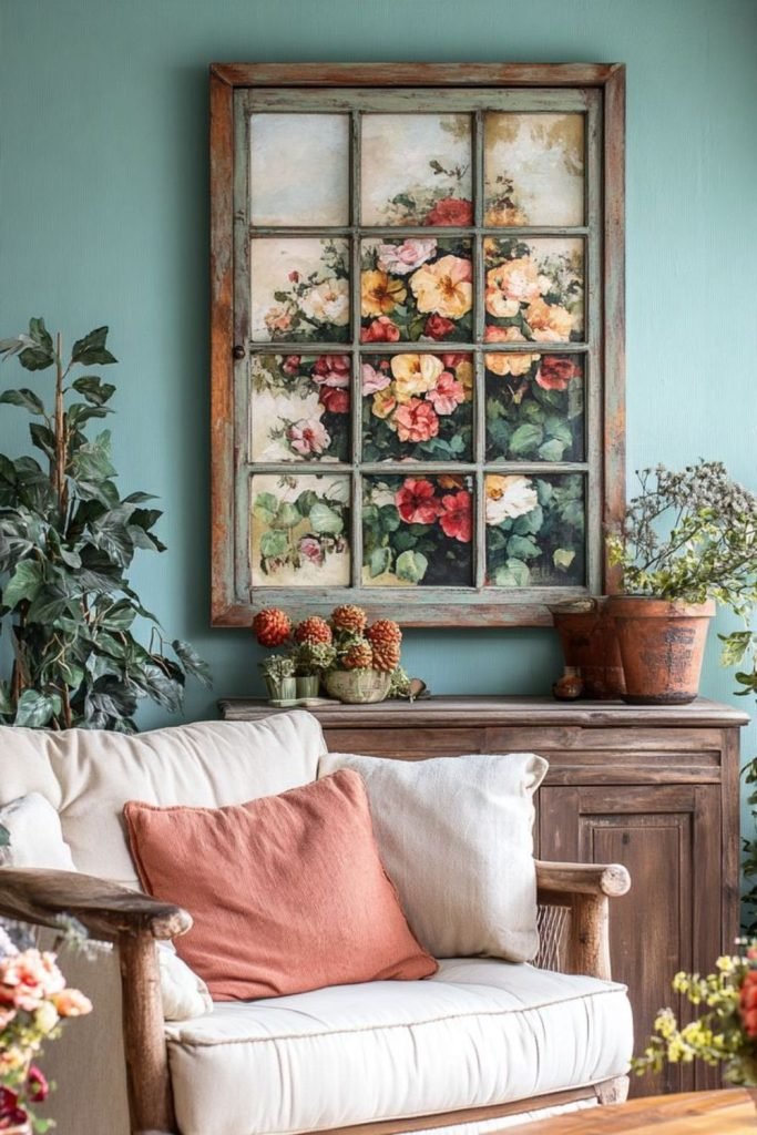 Weathered Window Display