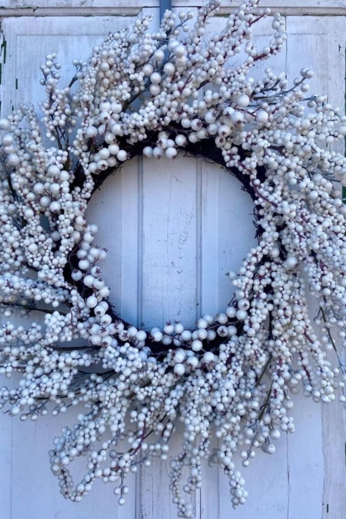 White Berry Wreath