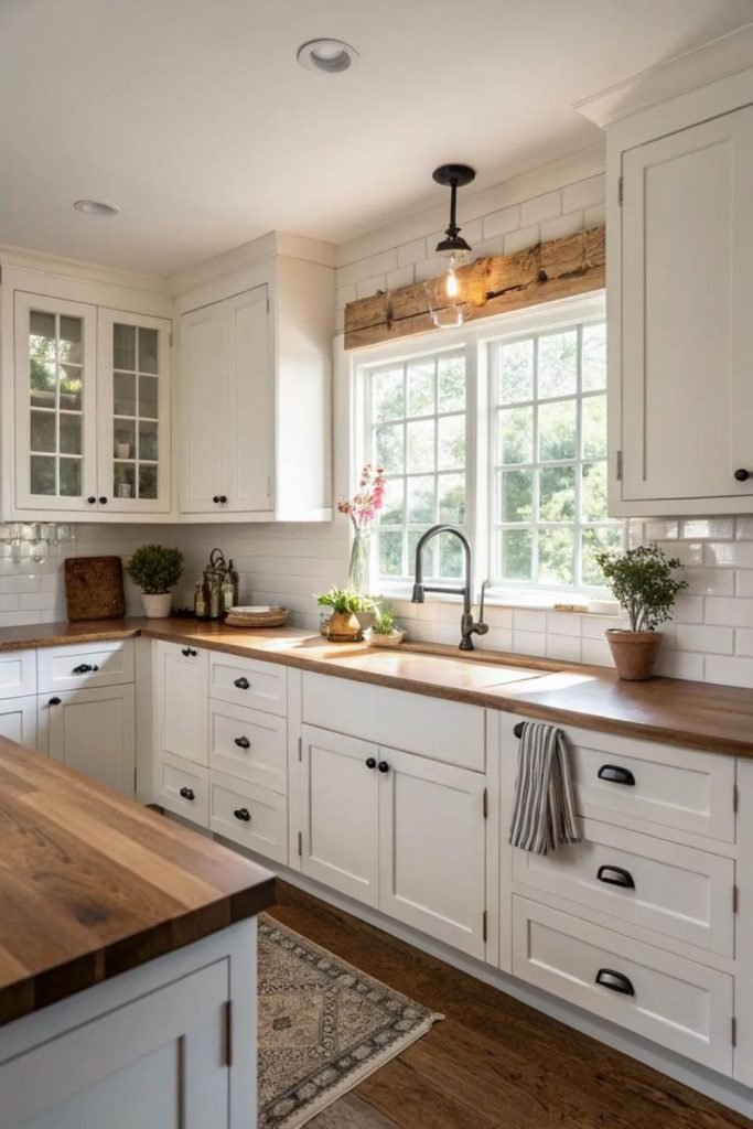 White Farmhouse Kitchen