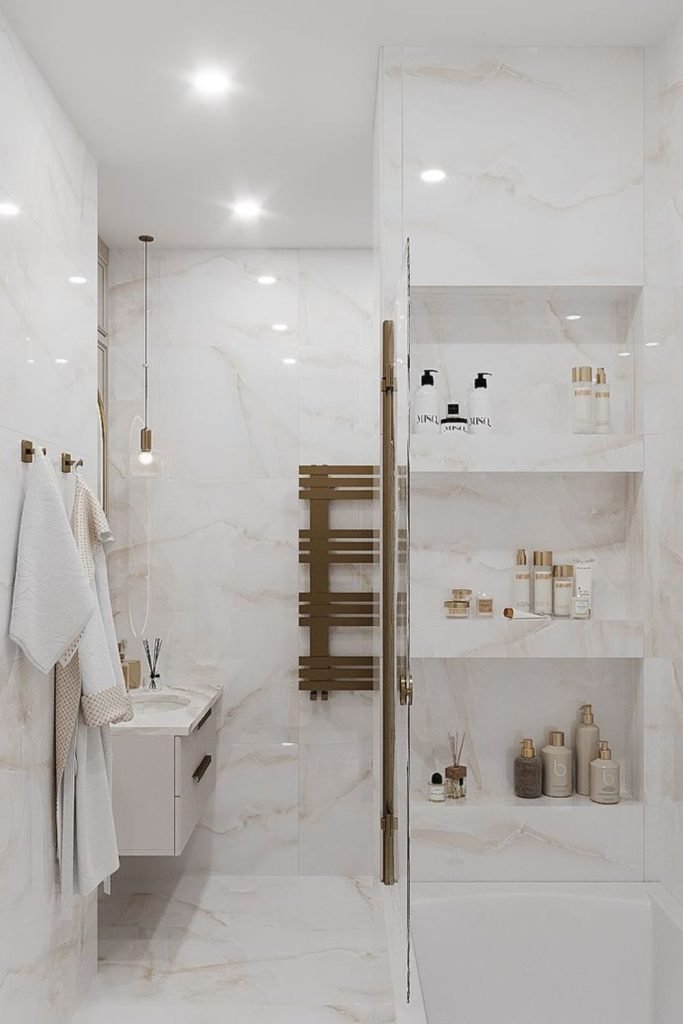 White Marble Bathroom