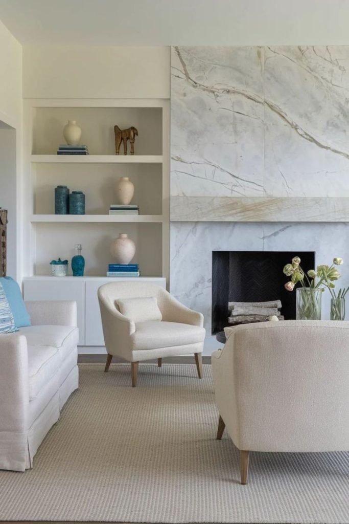 White Minimal Seating