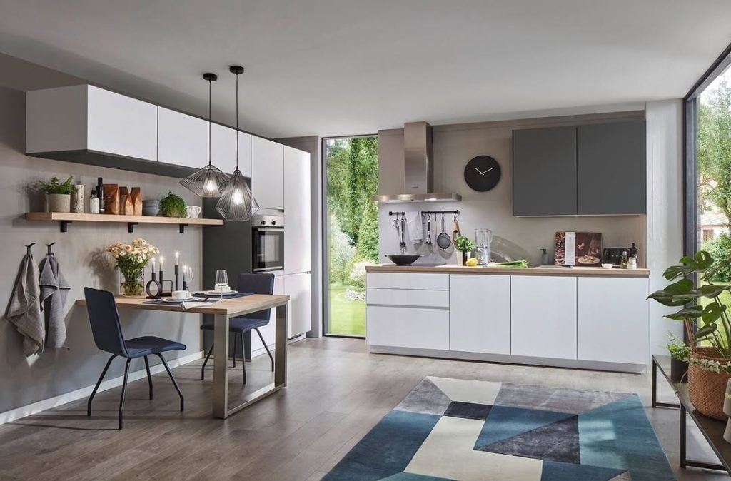 White Minimalist Kitchens