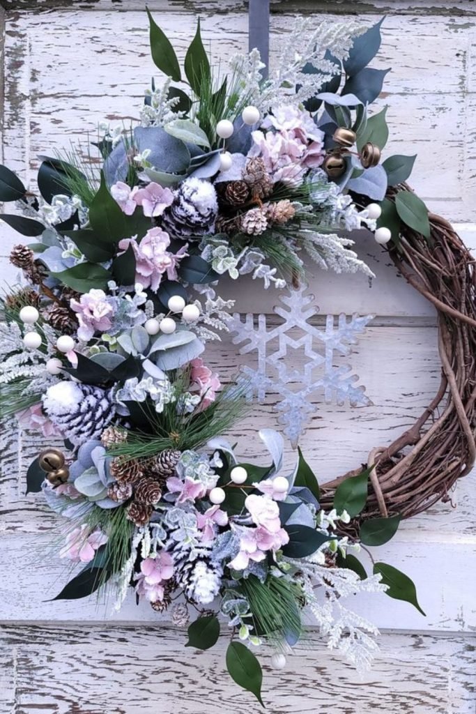 White Snowberry Wreath