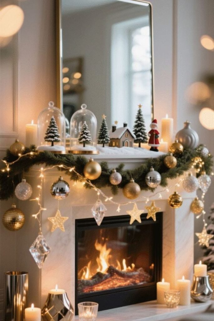 Winter Fireplace Elements