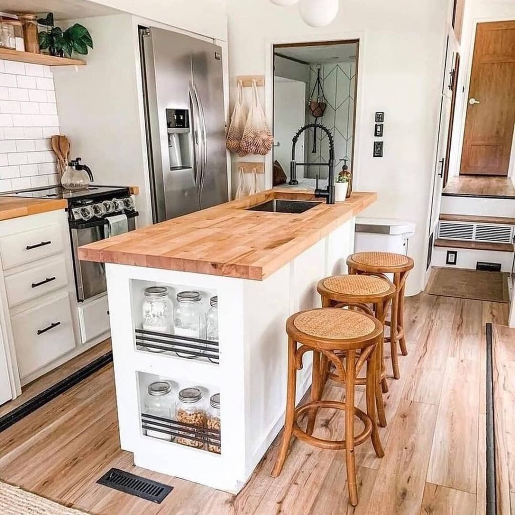 Wood Countertop Styling