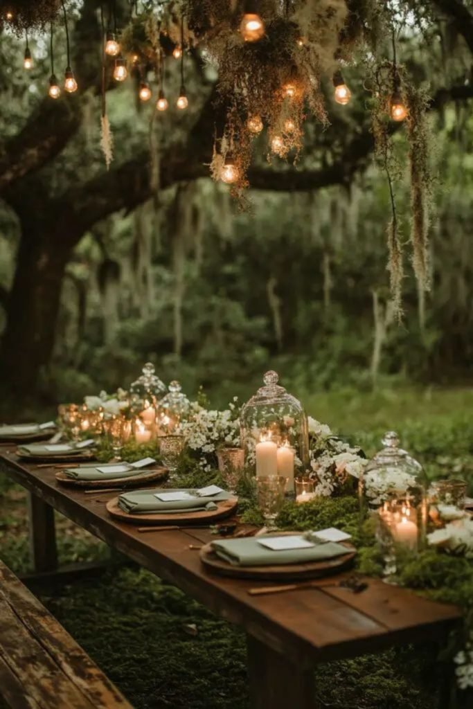 Woodland Table Setup