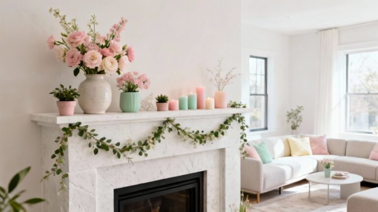 30 Beautiful Spring Fireplace Decorating Ideas That Will Inspire You