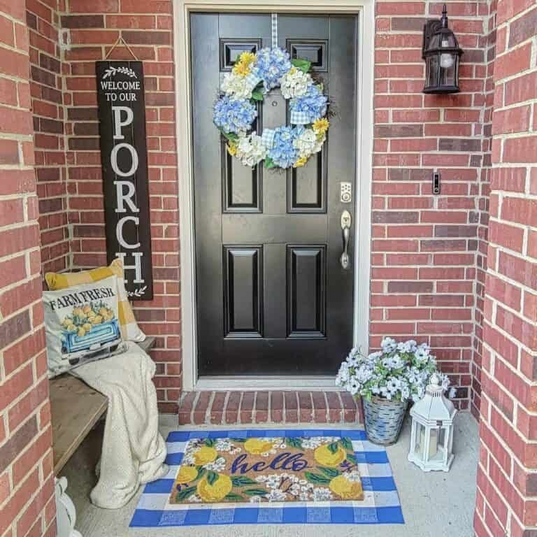 Black Door Lemon Mat