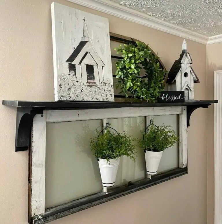 Black Farmhouse Shelf