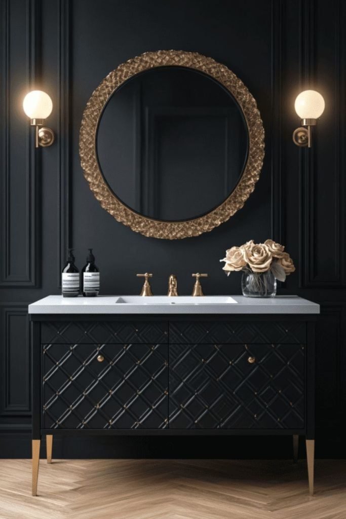 Black Gold Vanity