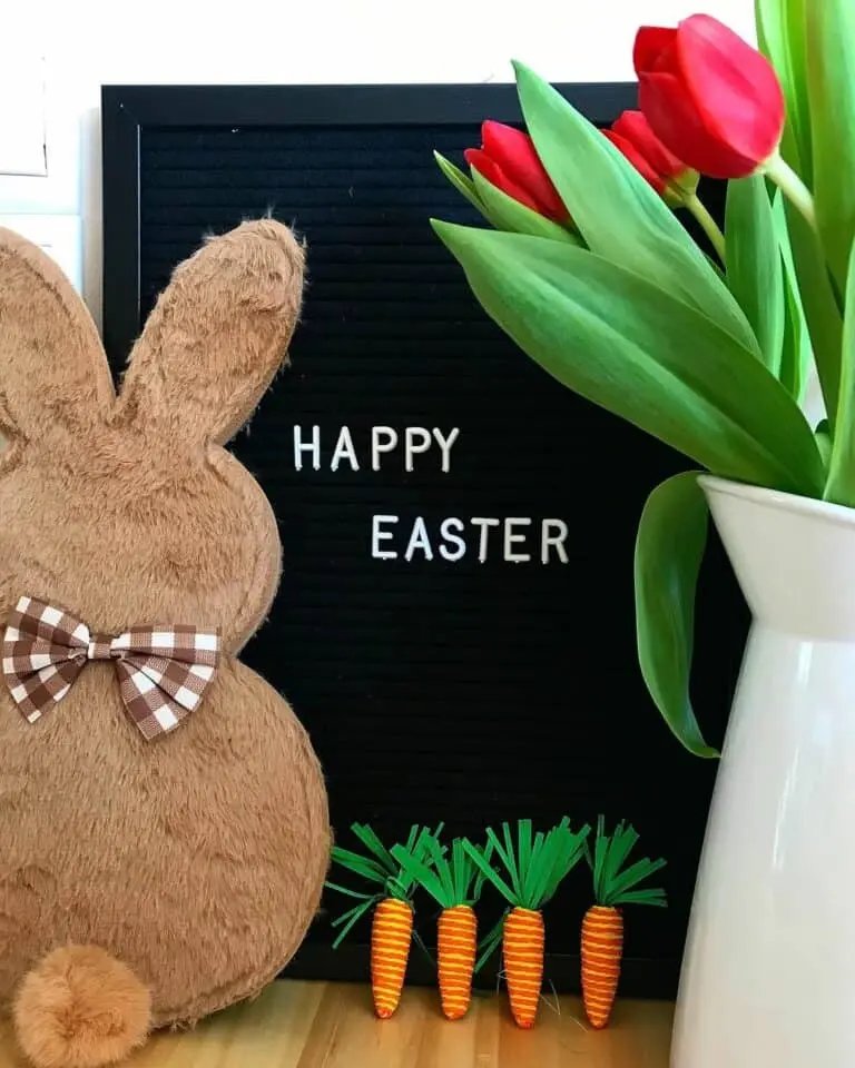 Black Sign Brown Rabbit