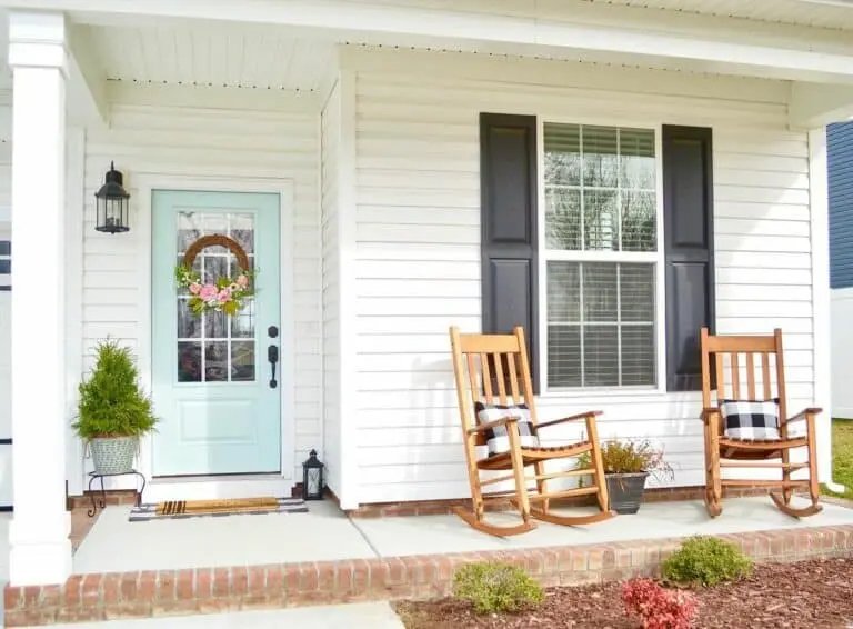 Blue Door Pink Wreath