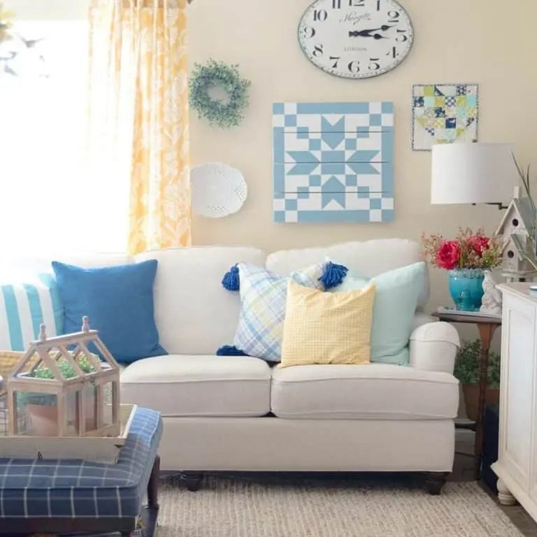 Blue Yellow Gray Scheme