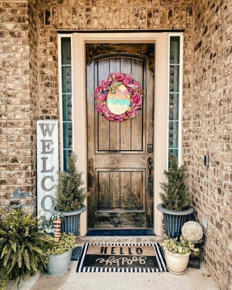 Brick House Pink Wreath