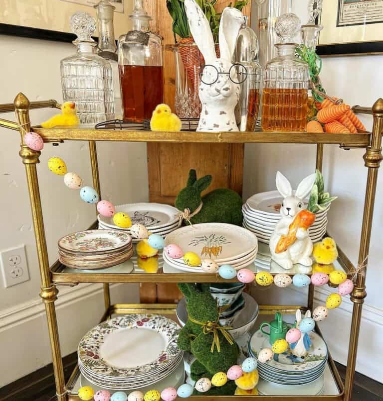 Bright Bar Cart