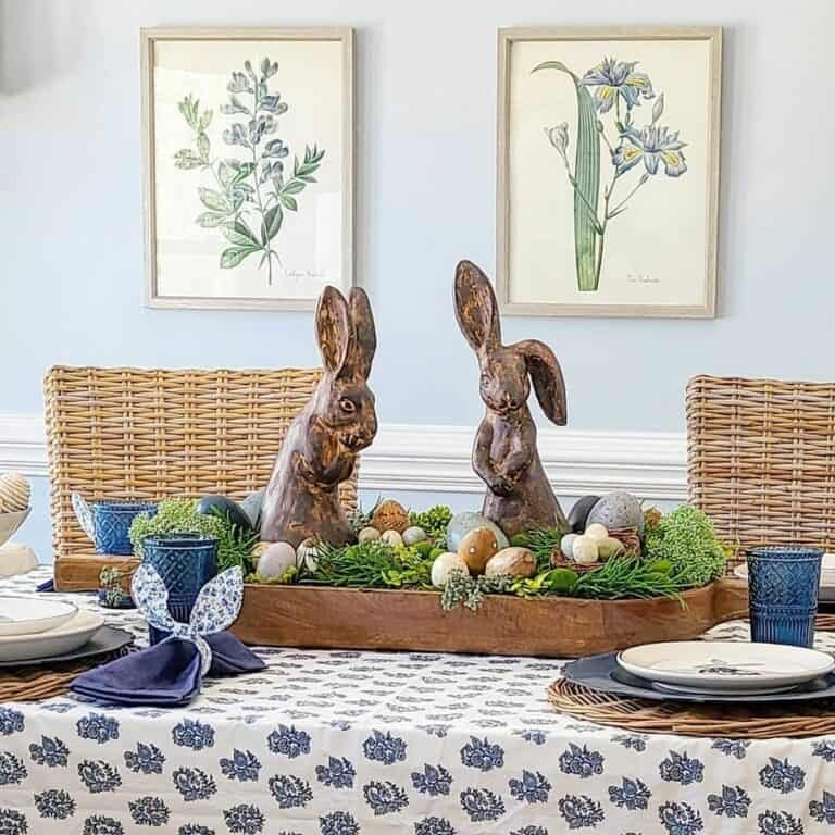 Brown Rabbit Centerpieces