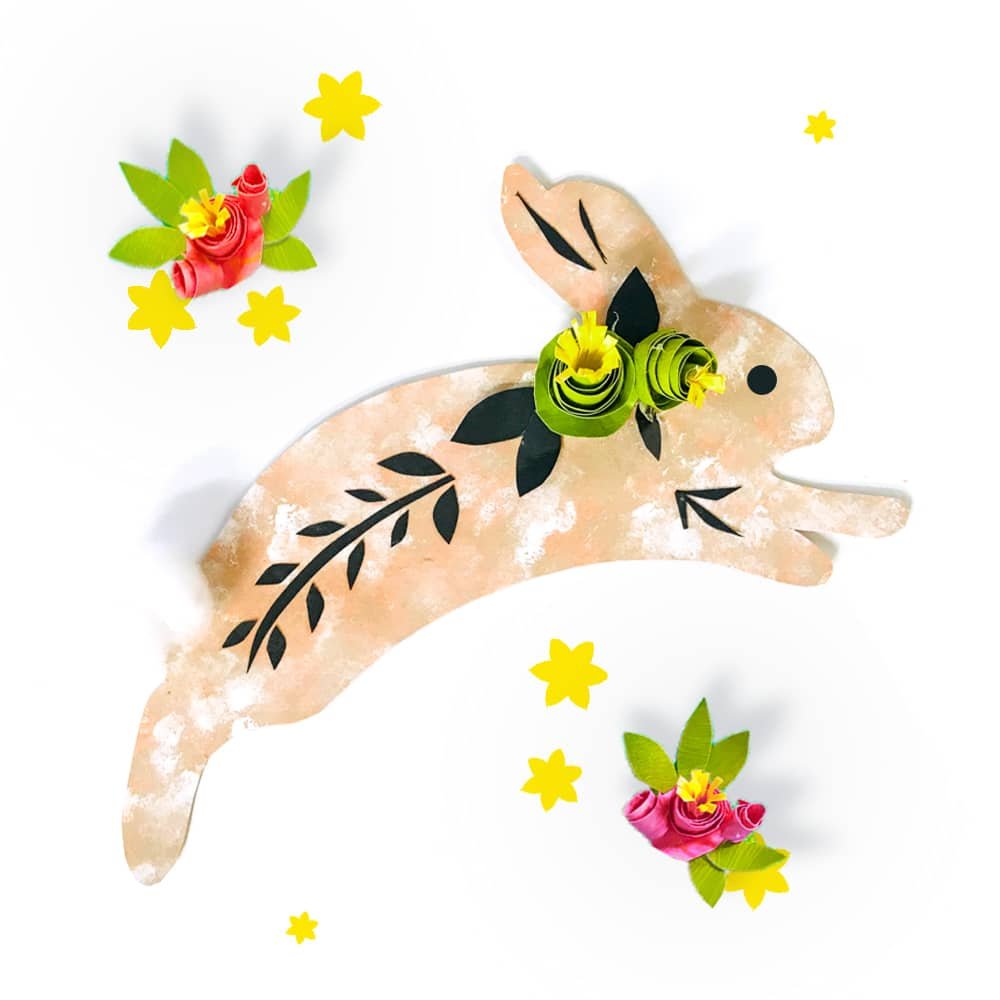 Cardstock Bunny Crafts