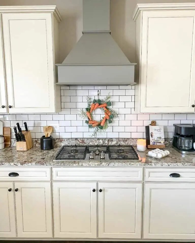 Carrot Wreath Backsplash