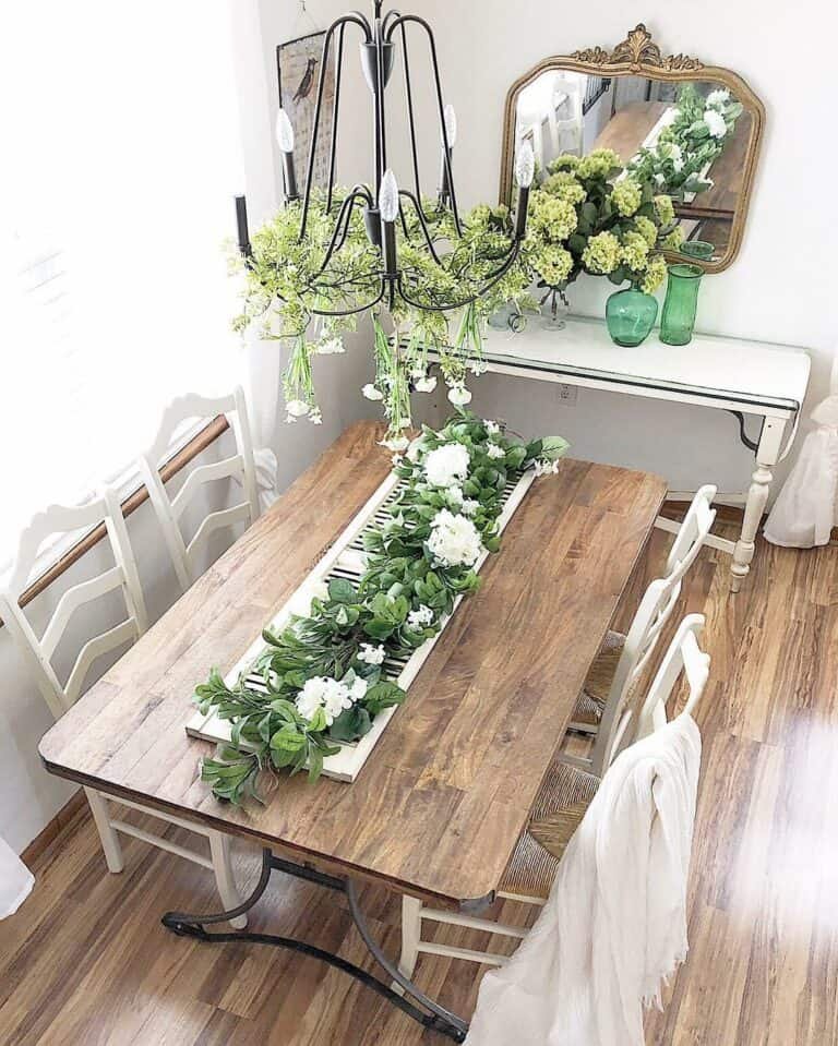 Chandelier Greenery Draping