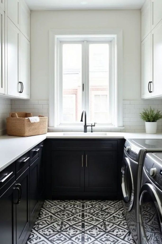 Charcoal White Contrast