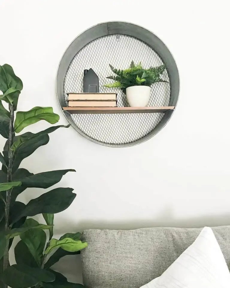 Circular Metal Shelf