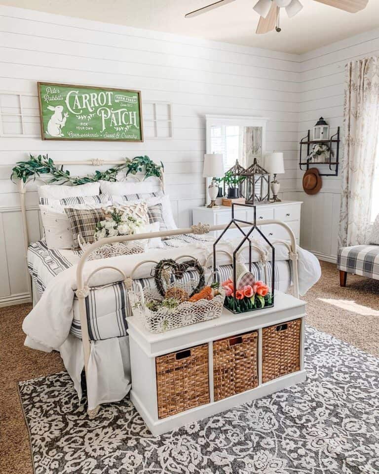 Dark Grey Bedroom Rug