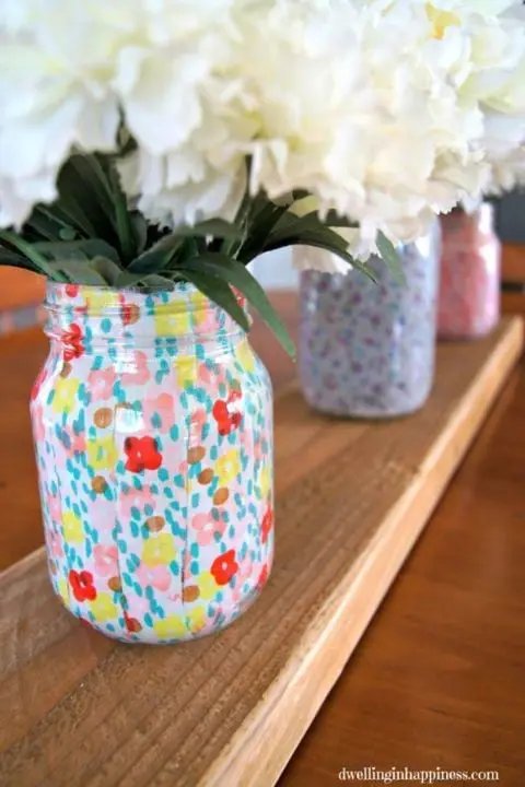 Fabric-Lined Jars