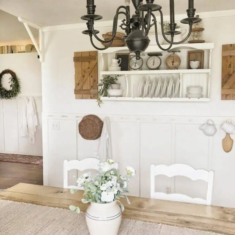 Farmhouse Dining Shelves