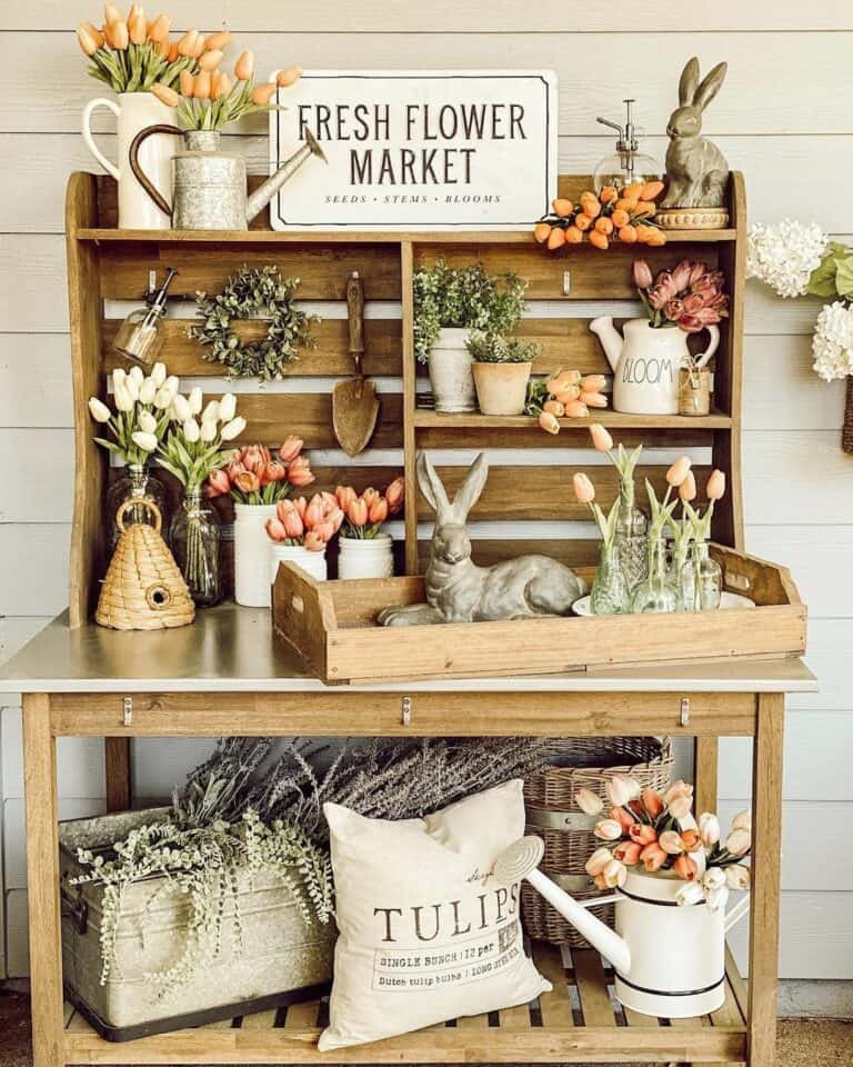 Farmhouse Porch Display