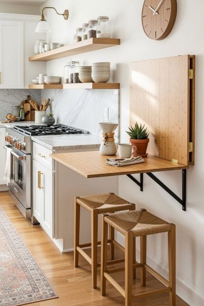 Floating Kitchen Storage