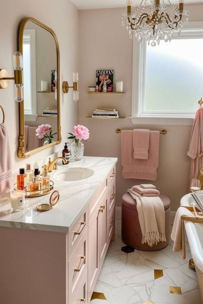 Gold Hollywood Vanity