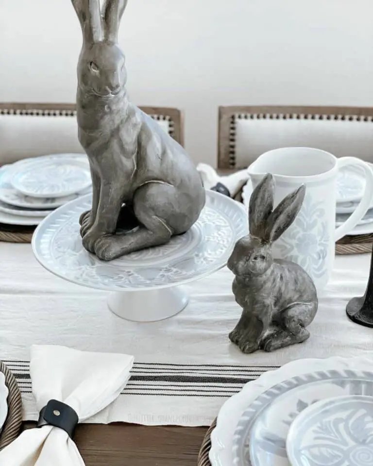 Gray Rabbit Tablescape
