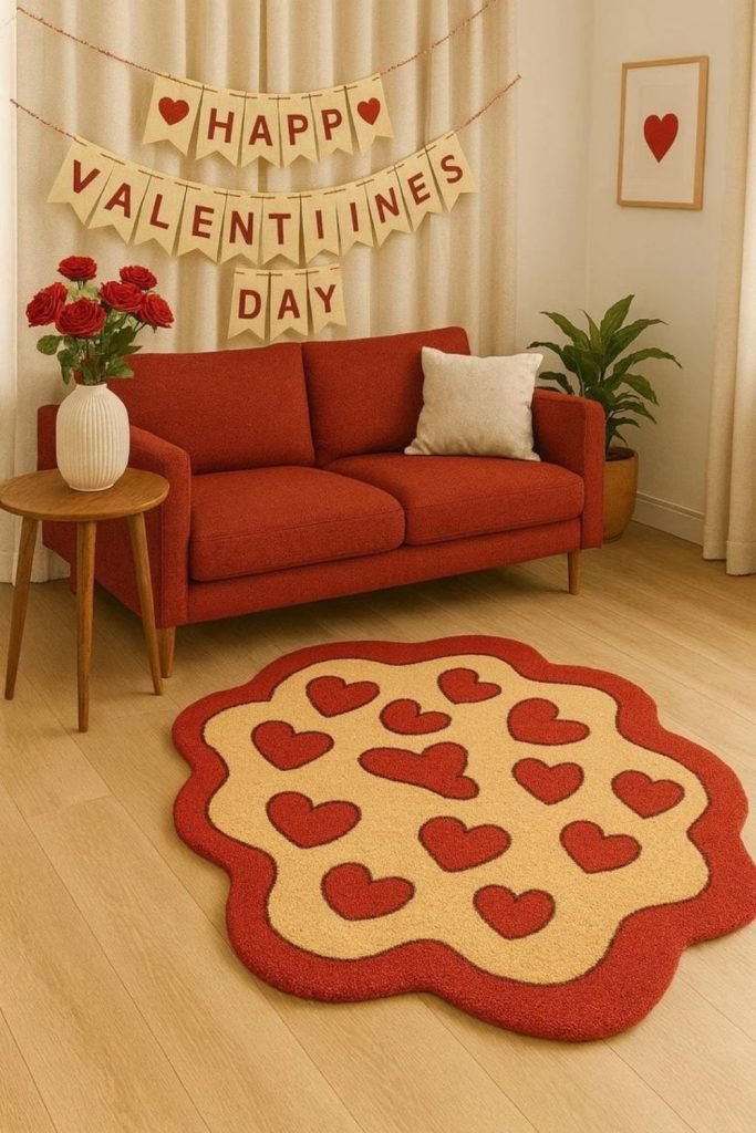 Heart-Shaped Rugs