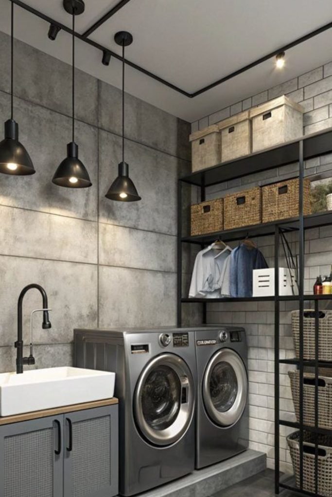 Industrial Pipe Shelving