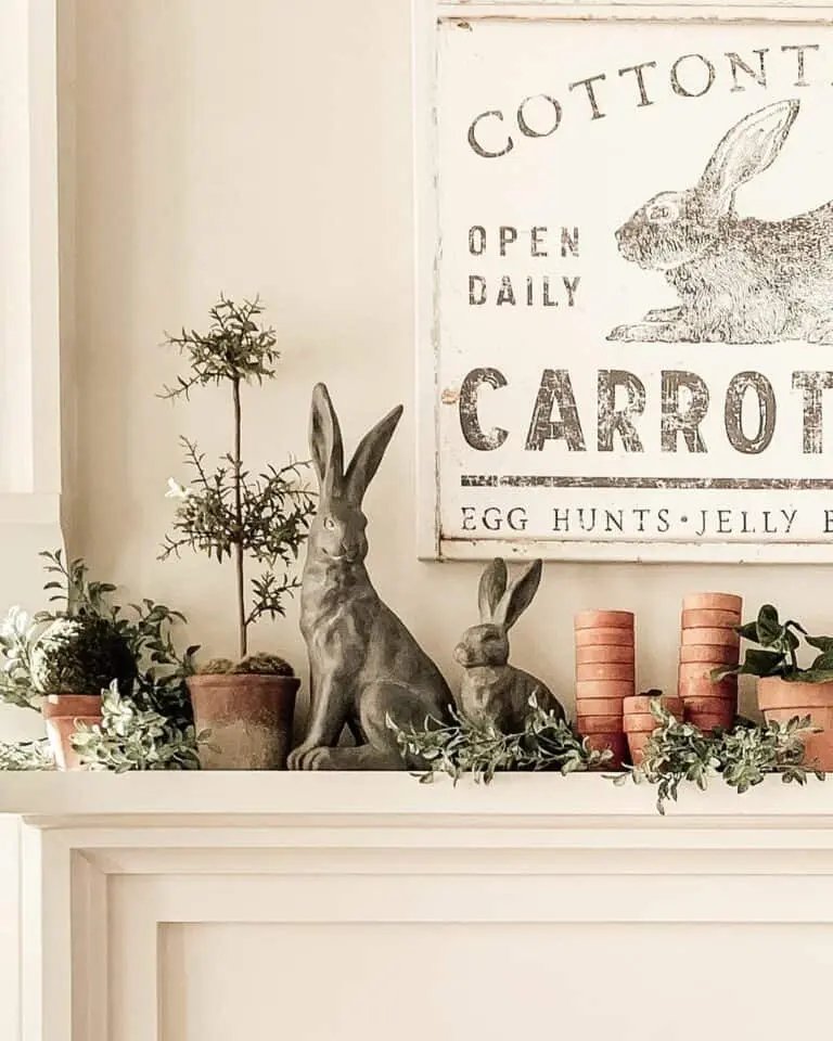 Mantel Terracotta Display