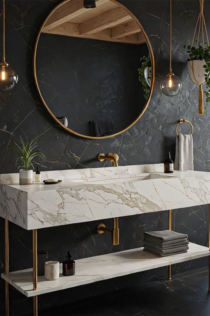 Marble Vanity Setup