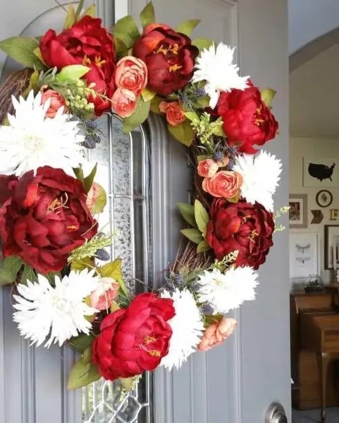 Mixed Flower Wreath