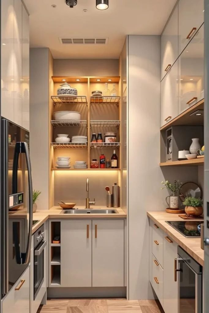 Narrow Galley Kitchens